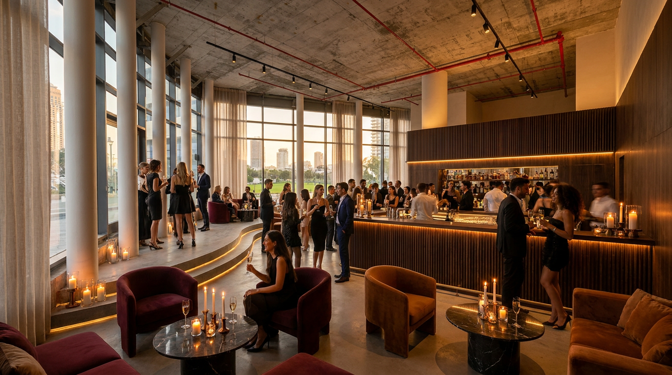 Golden hour lounge